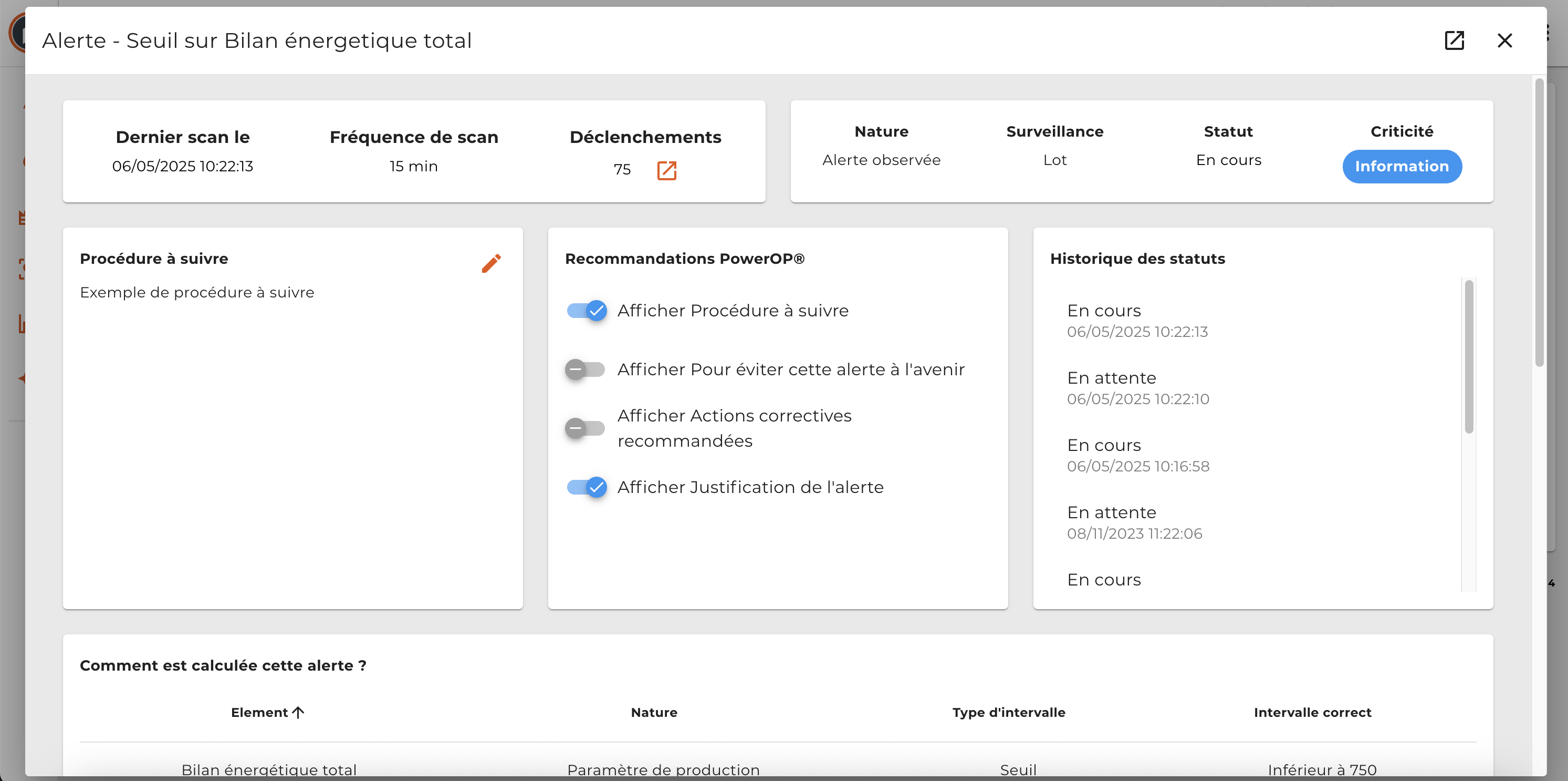 Aperçu 3 - Interfaces front pour VIF SOFTWARE